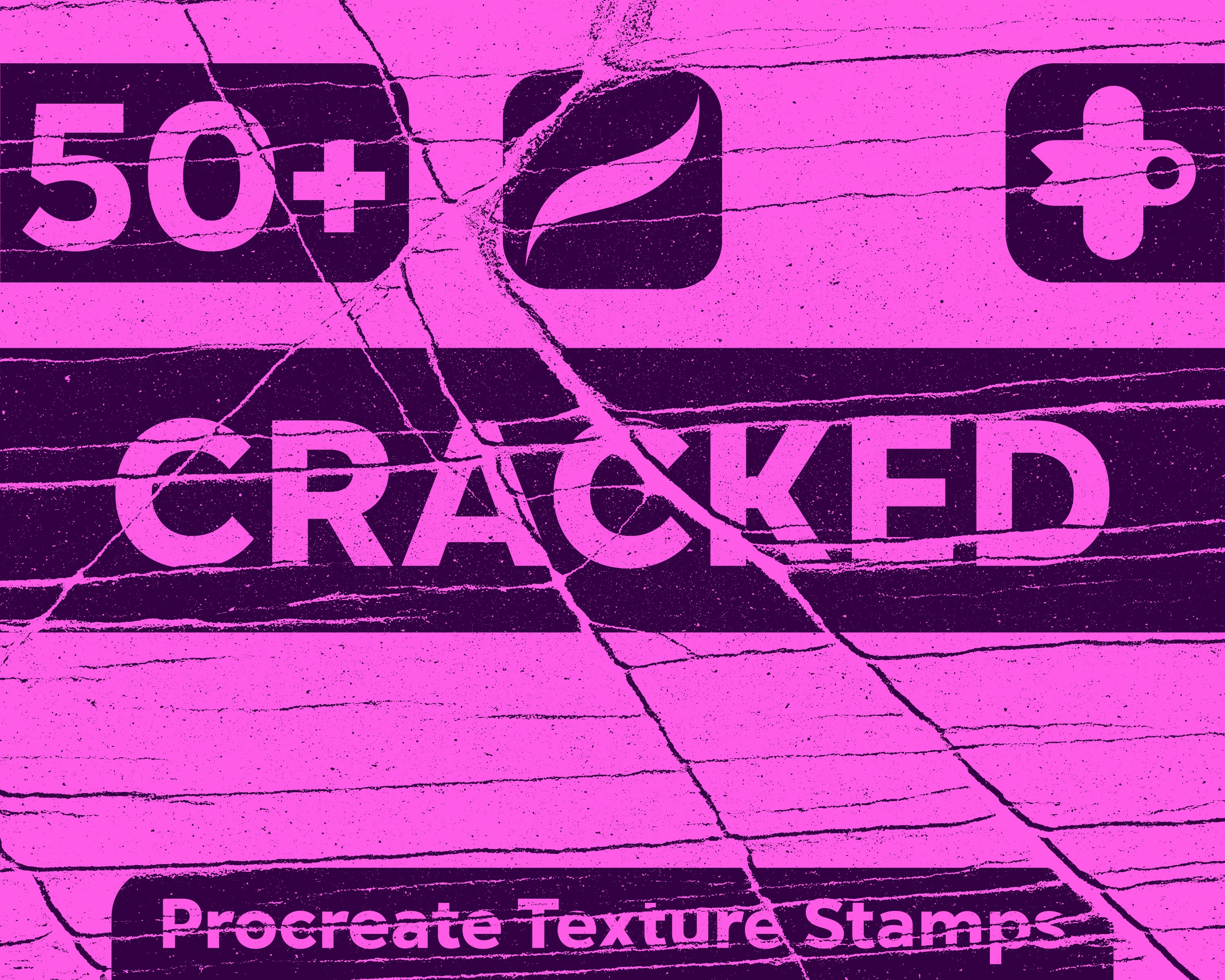 Cracked Texture Stamps