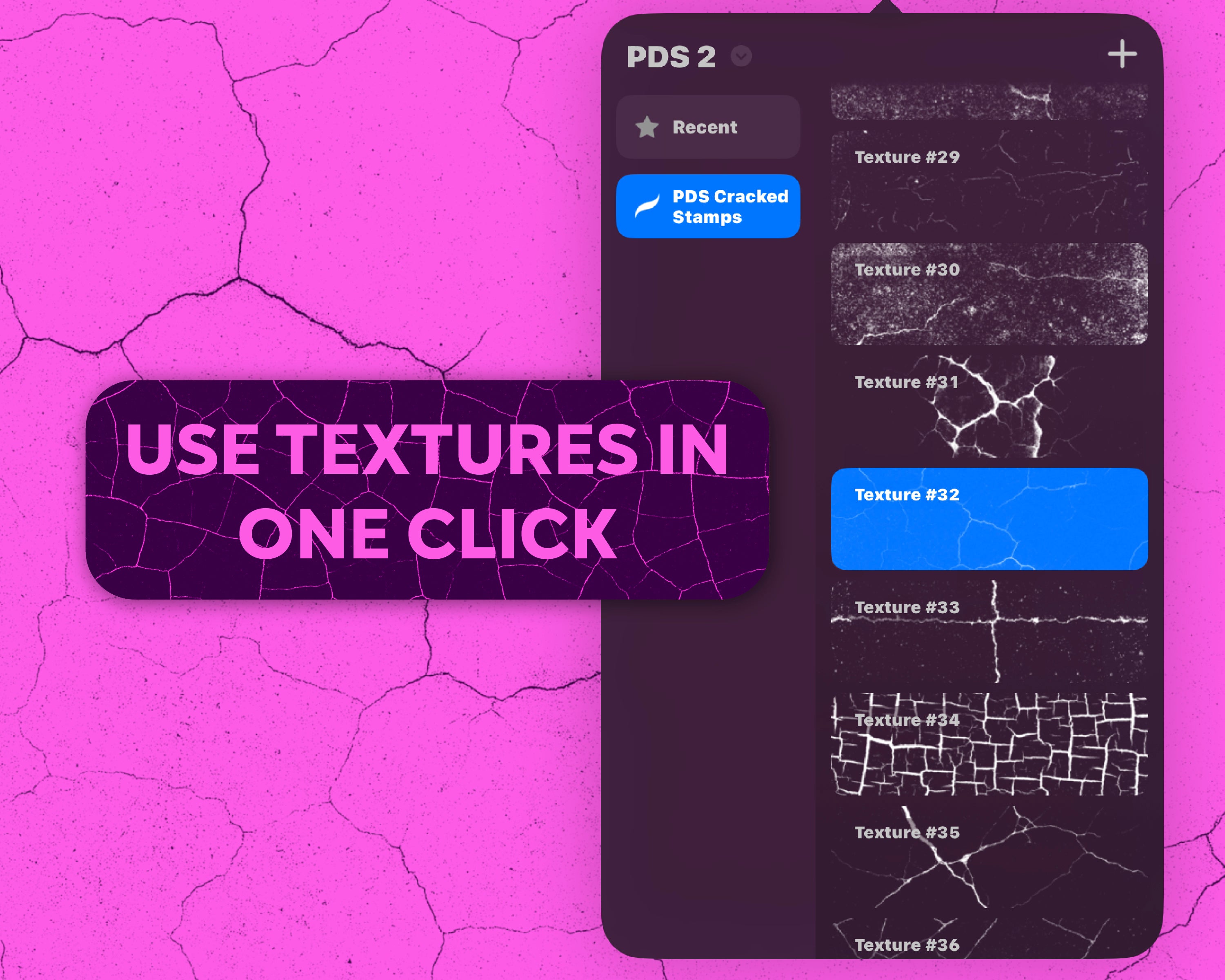 Cracked Texture Stamps